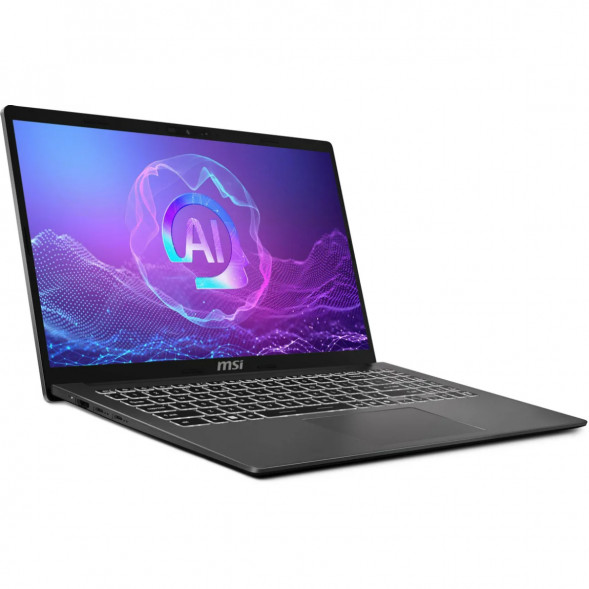 Ноутбук MSI Modern A15 AI+ F3HMG-040XRU (15.6&amp;quot;, IPS, AMD Ryzen AI 5 330 2ГГц, 4-ядерный, 16ГБ DDR5, 512ГБ SSD, AMD Radeon 820M, без ОС), серый в Саратове