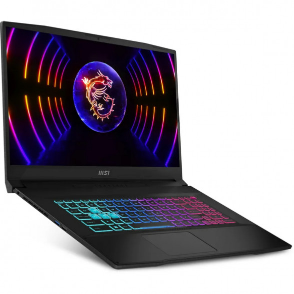 Ноутбук MSI Katana 17 B13VEK-1624XRUY (17.3&amp;quot;, IPS, Intel Core i5 13420H 2.1ГГц, 8 ядер, 16ГБ DDR5, 512ГБ SSD, NVIDIA GeForce RTX 4050 - 6 ГБ, без ОС), черный в Саратове