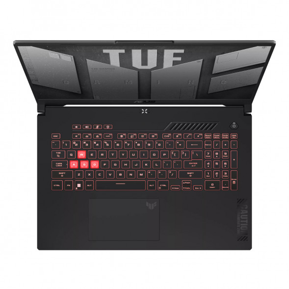 Ноутбук ASUS TUF Gaming A17 FA707NUG-HX156 (17.3&amp;quot;, IPS, 6 ядер, AMD Ryzen 7 7445HS 3.2 ГГц, 16 ГБ DDR5, SSD 512 ГБ, NVIDIA GeForce RTX 4050 - 6 ГБ, без ОС), черный в Саратове