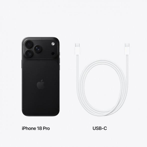 Смартфон Apple iPhone 18 Pro 512GB (eSIM), Black в Саратове