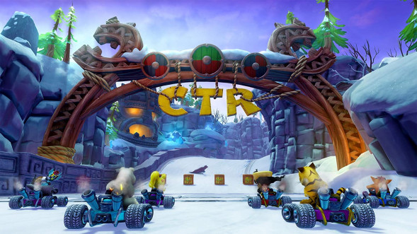 Игра Crash Team Racing Nitro-Fueled для Nintendo Switch, картридж в Саратове