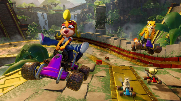 Игра Crash Team Racing Nitro-Fueled для Nintendo Switch, картридж в Саратове