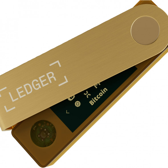 Аппаратный криптокошелек Ledger Nano X, Gold в Саратове