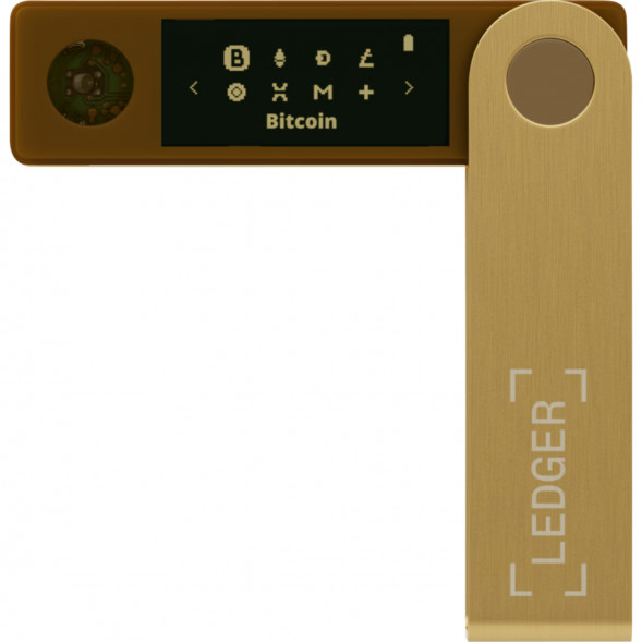 Аппаратный криптокошелек Ledger Nano X, Gold в Саратове