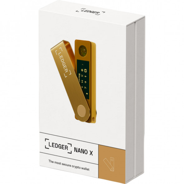 Аппаратный криптокошелек Ledger Nano X, Gold в Саратове