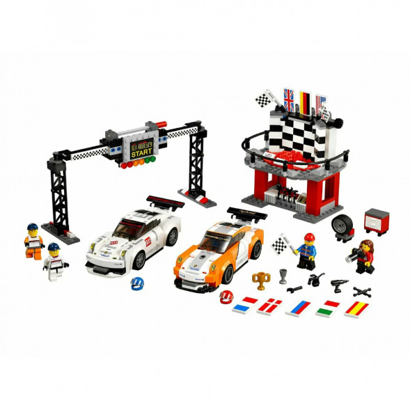 Конструктор LEGO Speed Champions 75912 Финишная линия гонки Porsche 911 GT в Саратове