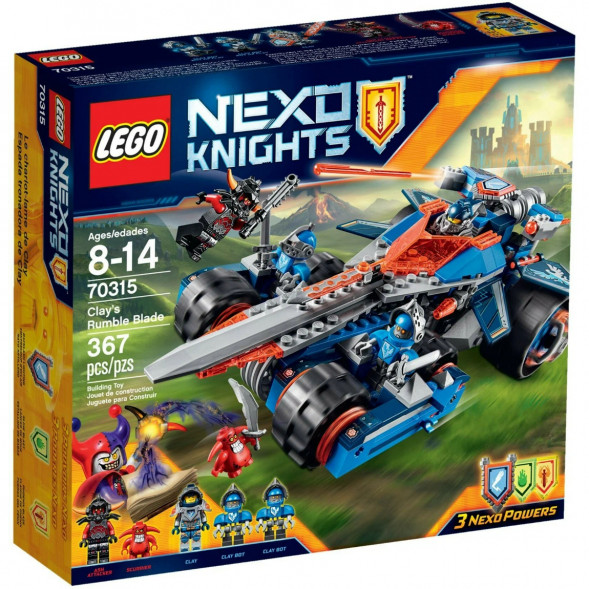 Конструктор LEGO Nexo Knights 70315 Устрашающий разрушитель Клэя в Саратове