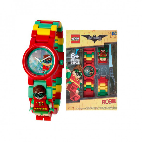 Часы LEGO Super Heroes 8020868 Batman Movie Робин с минифигуркой в Саратове