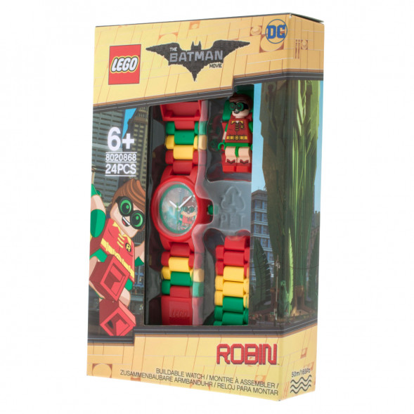 Часы LEGO Super Heroes 8020868 Batman Movie Робин с минифигуркой в Саратове