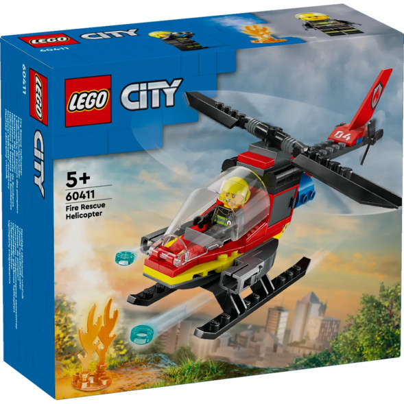 Конструктор LEGO City 60411 Пожарно-спасательный вертолет в Саратове