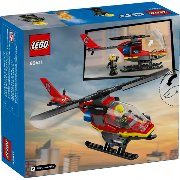 Конструктор LEGO City 60411 Пожарно-спасательный вертолет в Саратове