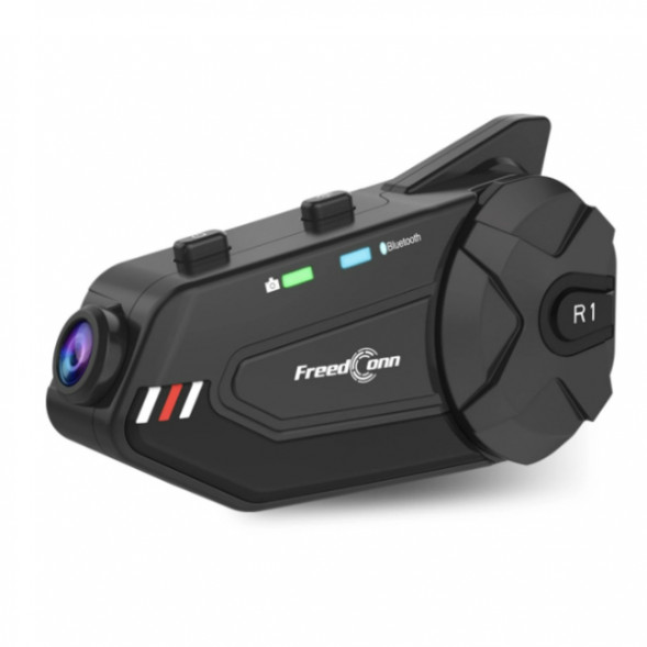 Мотогарнитура на шлем с камерой Freedconn R1 - Plus Motorcycle Bluetooth Wifi Recorder в Саратове