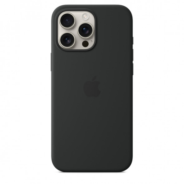 Чехол Apple для iPhone 16 Pro Max Silicone MagSafe,  Black (MYYT3ZM/A) в Саратове
