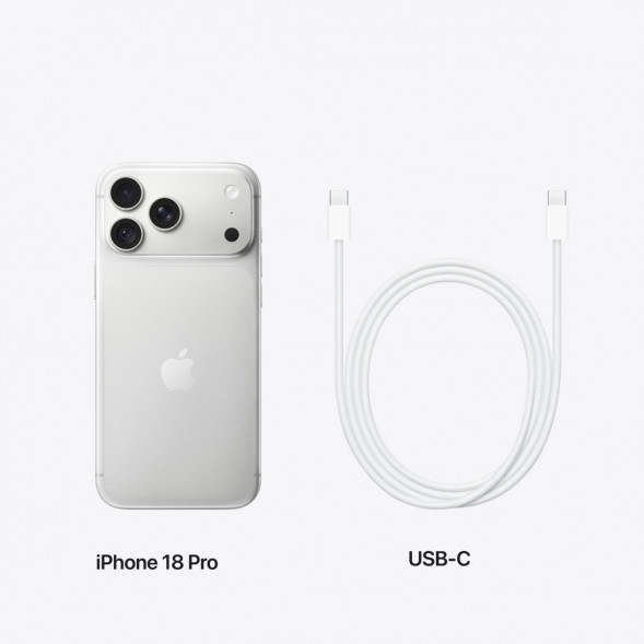 Смартфон Apple iPhone 18 Pro 2TB (SIM + eSIM), Silver в Саратове