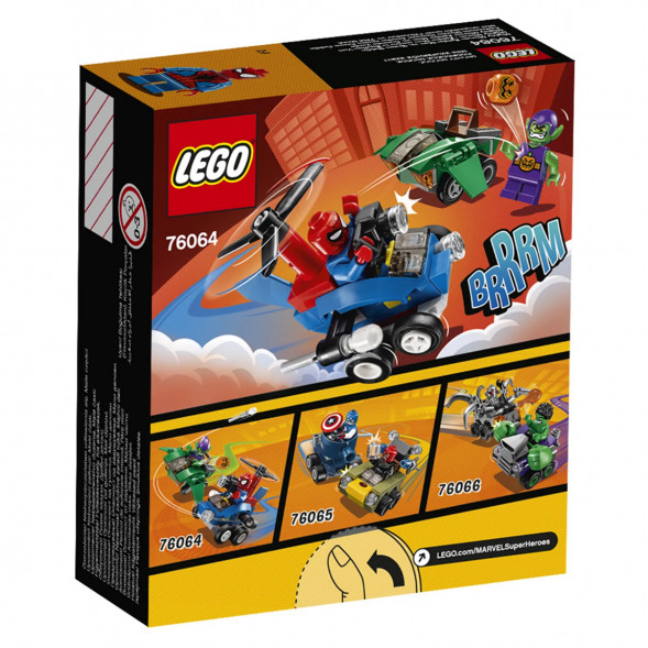 Конструктор LEGO Super Heroes 76064 Человек‑паук против Зелёного Гоблина в Саратове