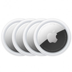 Трекер Apple AirTag белый/серебристый 4 шт