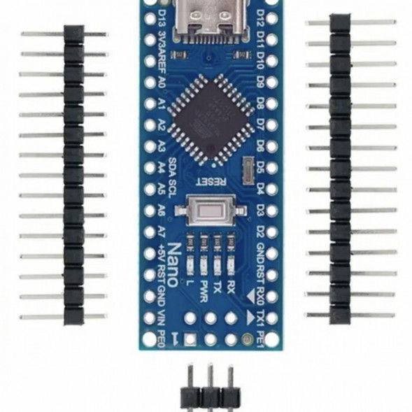 Микроконтроллер Arduino NANO TYPE-C V3.0 (совместимый) Atmega328 CH340 в Саратове