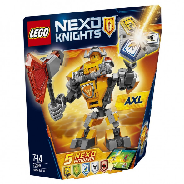 Конструктор LEGO Nexo Knights 70365 Боевые доспехи Акселя в Саратове