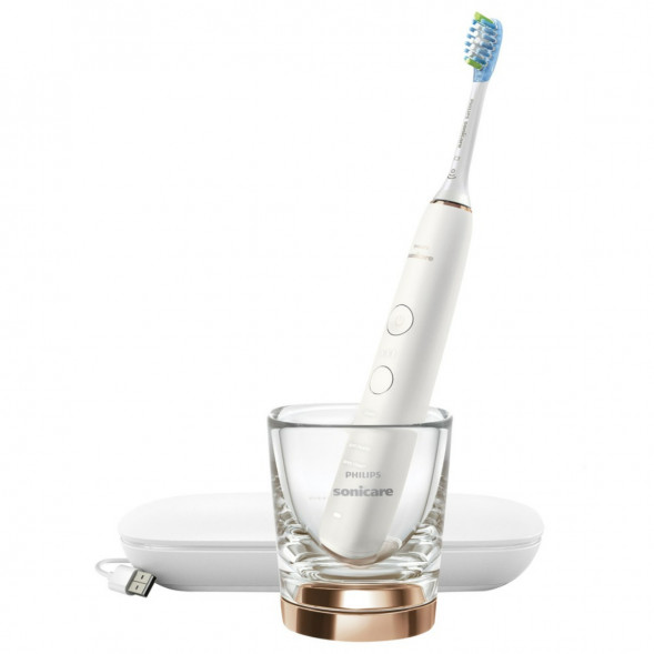 Электрическая зубная щетка Philips Sonicare 9000 Diamond Clean, белый в Саратове