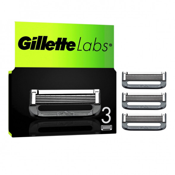 Лезвия для бритвы Gillette Labs, 3 шт. в Саратове
