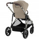 Детская коляска Cybex Gazelle S TPE Almond Beige с корзиной и дождевиком в Саратове