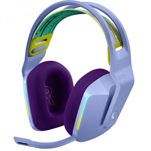 Игровая гарнитура Logitech G733 RGB Lightspeed Wireless, сиреневый в Саратове