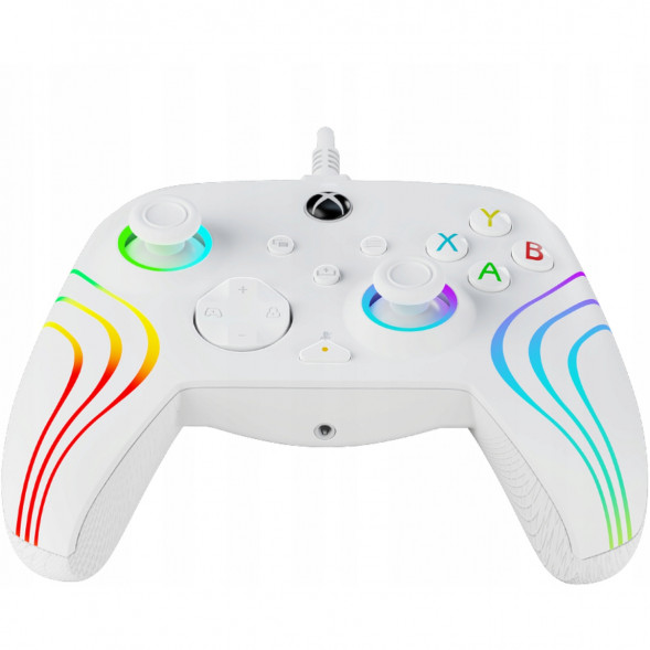 Геймпад проводной PDP для Xbox Afterglow Wave, White в Саратове