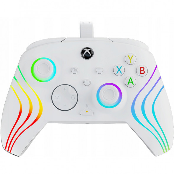 Геймпад проводной PDP для Xbox Afterglow Wave, White в Саратове