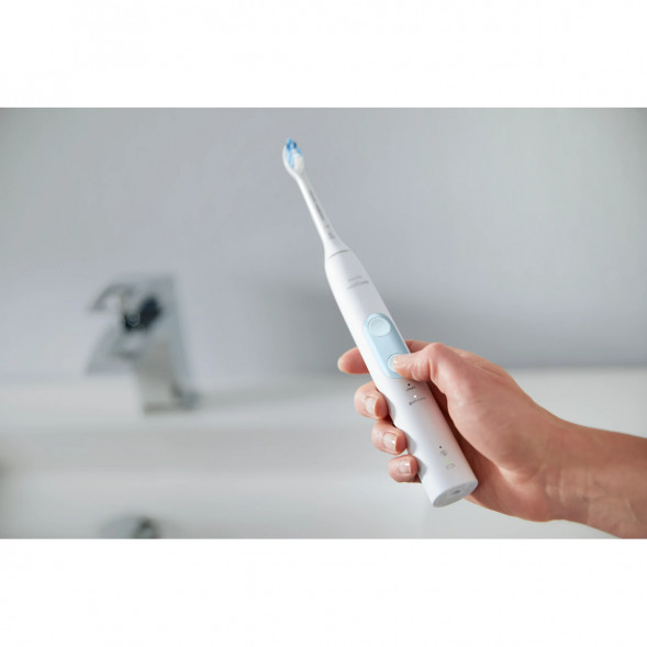 Электрическая звуковая зубная щетка Philips Sonicare ProtectiveClean 4500, White в Саратове