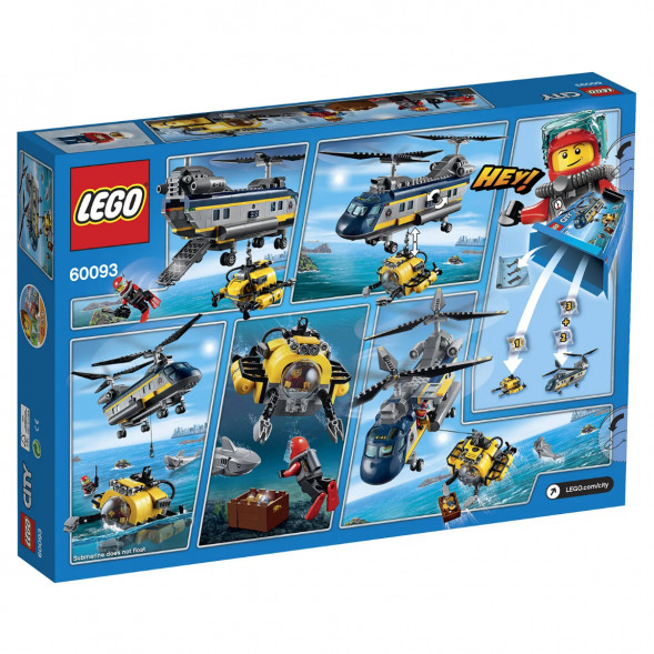 Конструктор LEGO City Deep Sea Explorers 60093 Вертолет исследователей моря в Саратове
