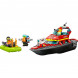 Конструктор LEGO City 60373 &amp;quot;Пожарно-спасательная лодка&amp;quot;, 144 деталей в Саратове