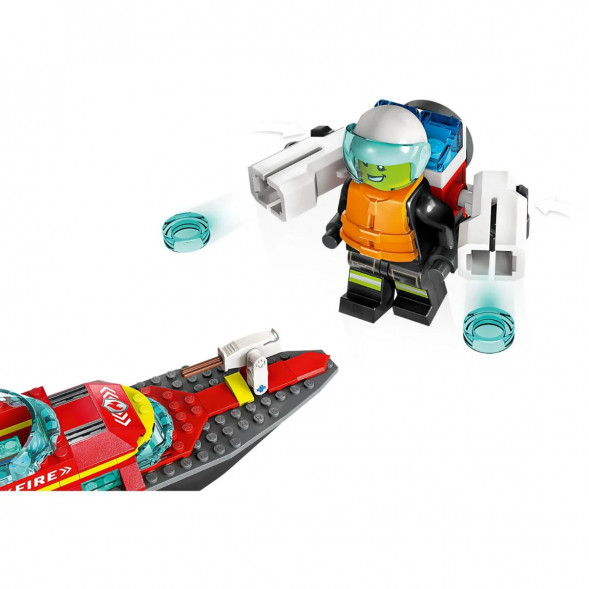 Конструктор LEGO City 60373 &amp;quot;Пожарно-спасательная лодка&amp;quot;, 144 деталей в Саратове