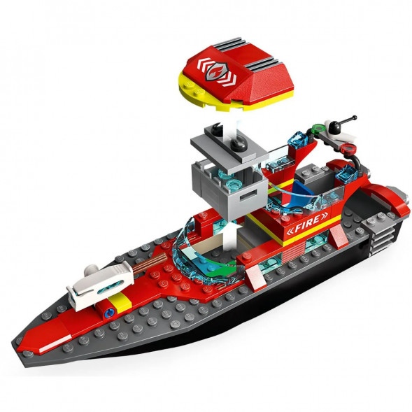 Конструктор LEGO City 60373 &amp;quot;Пожарно-спасательная лодка&amp;quot;, 144 деталей в Саратове